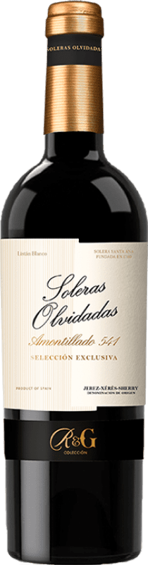 Бесплатная доставка | Красное вино Rolland & Galarreta Soleras Olvidadas Amontillado 541 D.O. Jerez-Xérès-Sherry Андалусия Испания Listán White бутылка Medium 50 cl