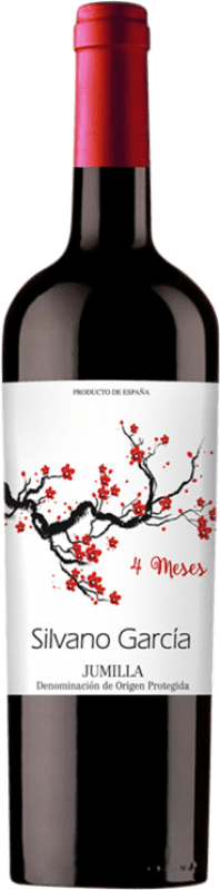 免费送货 | 红酒 Silvano García 4 Meses D.O. Jumilla 穆尔西亚地区 西班牙 Monastrell 75 cl