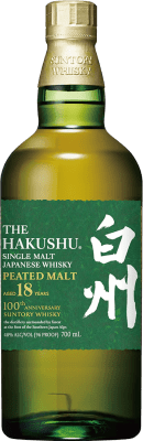 Single Malt Whisky Suntory Hakushu Limitierte Edition, Peated — Getorft, Centenario — Hundertjährig 18 Jahre 70 cl