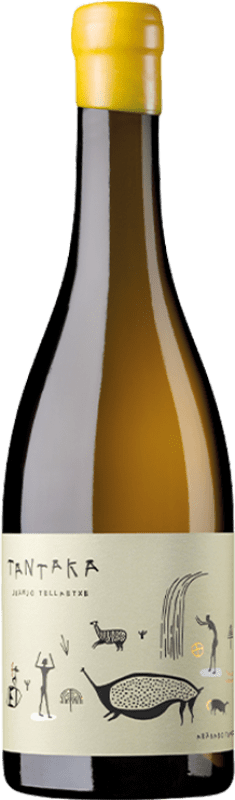 Envio grátis | Vinho branco Juanjo Tellaetxe Tantaka Petit Courbu D.O. Arabako Txakolina País Basco Espanha Hondarribi Zerratia 75 cl