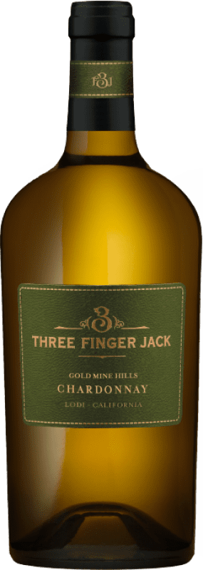 免费送货 | 白酒 Three Fingers Gold Mine Hills I.G. Lodi 美国 Chardonnay 75 cl