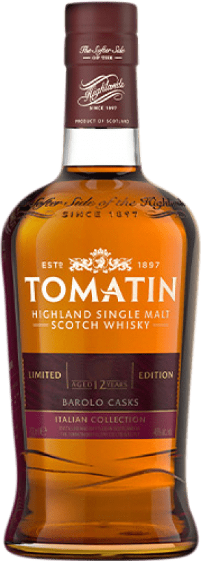 113,95 € | Whisky Single Malt Tomatin Barolo Cask Colección Italiana Scotland United Kingdom 12 Years 70 cl