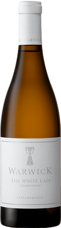 Бесплатная доставка | Белое вино Warwick The White Lady I.G. Stellenbosch Южная Африка Chardonnay 75 cl