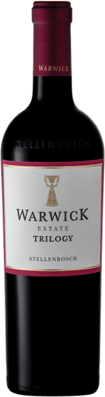 Spedizione Gratuita | Vino rosso Warwick Trilogy I.G. Stellenbosch Sud Africa Merlot, Cabernet Sauvignon, Cabernet Franc 75 cl