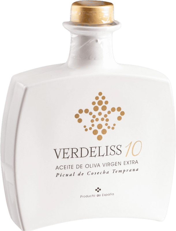 Free Shipping | Olive Oil Verdeliss Gold White Spain Picual Medium Bottle 50 cl