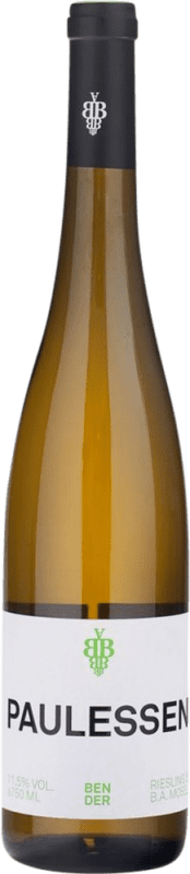 Envio grátis | Vinho branco Andreas Bender Paulessen Seco Q.b.A. Mosel Mosel Alemanha Riesling 75 cl