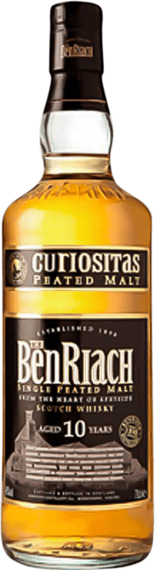 Envio grátis | Whisky Single Malt The Benriach Curiositas Turbado Reino Unido 10 Anos 70 cl