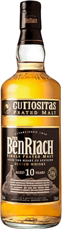 59,95 € Spedizione Gratuita | Whisky Single Malt The Benriach Curiositas Turbado 10 Anni