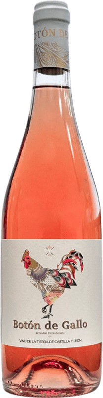 免费送货 | 玫瑰酒 Dominio del Blanco Botón de Gallo Rosado Ecológico I.G.P. Vino de la Tierra de Castilla y León 卡斯蒂利亚莱昂 西班牙 Tempranillo, Verdejo 75 cl