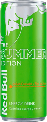 Soft Drinks & Mixers 24 units box Red Bull Energy Drink Curuba Summer Edition Can 25 cl