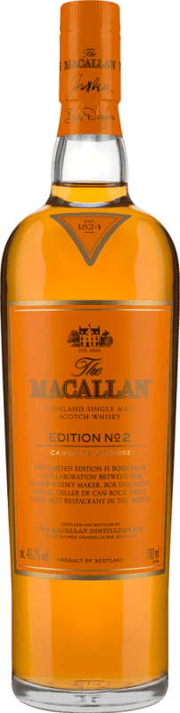 免费送货 | 威士忌单一麦芽威士忌 Macallan Edition Nº 2 Can Roca Collection 英国 70 cl