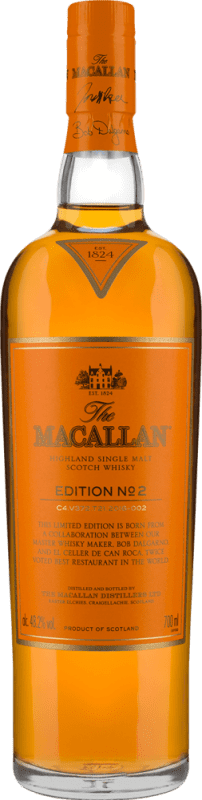 Spedizione Gratuita | Whisky Single Malt Macallan Nº 2 Can Roca Edizione Limitata, Collection — Collezione Regno Unito 70 cl