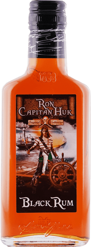 Envio grátis | Rum Antonio Nadal Capitán Huk Espanha Garrafinha Pequena 20 cl