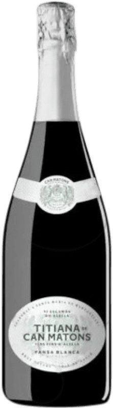 Envio grátis | Vinho branco Can Matons Titiana Brut Nature Reserva D.O. Alella Catalunha Espanha Pansa Blanca 75 cl