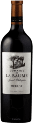 Domaine de La Baume Chataign Tinto Merlot Vin de Pays d'Oc старения 75 cl