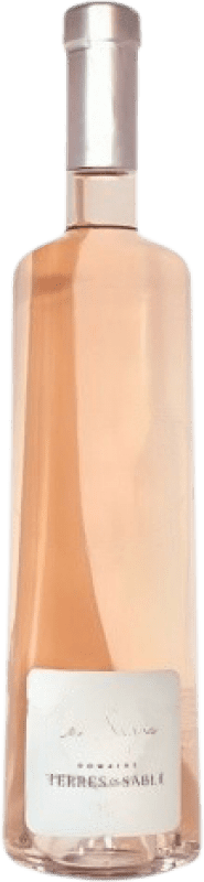 Envío gratis | Vino Rosado Domaine Terres de Sable. La Sagné Joven Provence Francia Garnacha 75 cl