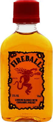 送料無料 | リキュール Fireball カナダ ミニチュアボトル 5 cl Cinnamon — シナモン, Whisky — ウィスキー