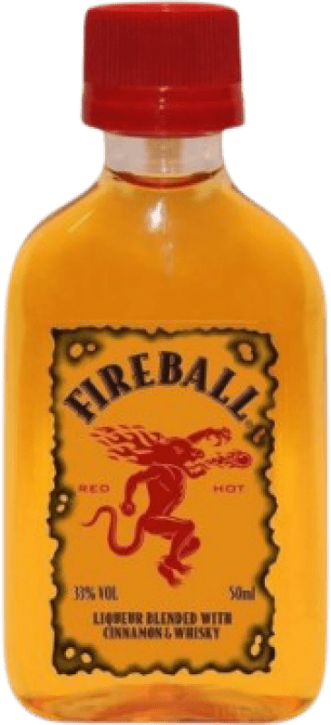 Envío gratis | Licores Fireball Canadá Botellín Miniatura 5 cl