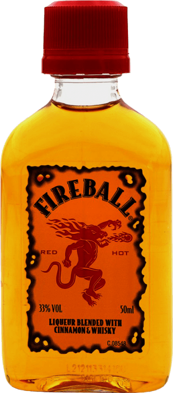 Free Shipping | Spirits Fireball Canada Miniature Bottle 5 cl