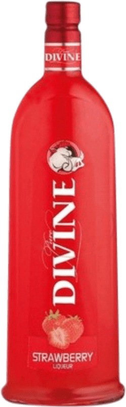 15,95 € Envío gratis | Licores Jelzin Divine Pure — Puro Strawberry — Fresa