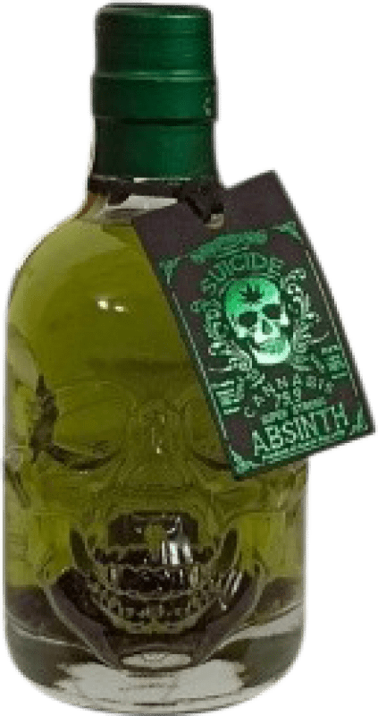 32,95 € Envoi gratuit | Absinthe Hill's Euphoria Suicide Petite Bouteille 20 cl Cannabis
