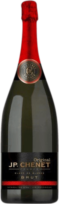 Free Shipping | White wine JP. Chenet Original Blanc de Blancs Brut Reserve France Magnum Bottle 1,5 L