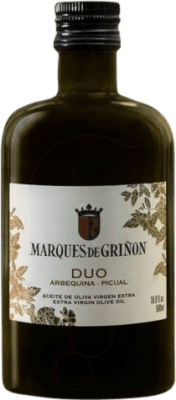 Free Shipping | Olive Oil Marqués de Griñón Dúo EVOO Extra Virgin Castilla la Mancha Spain Picual, Arbequina Medium Bottle 50 cl
