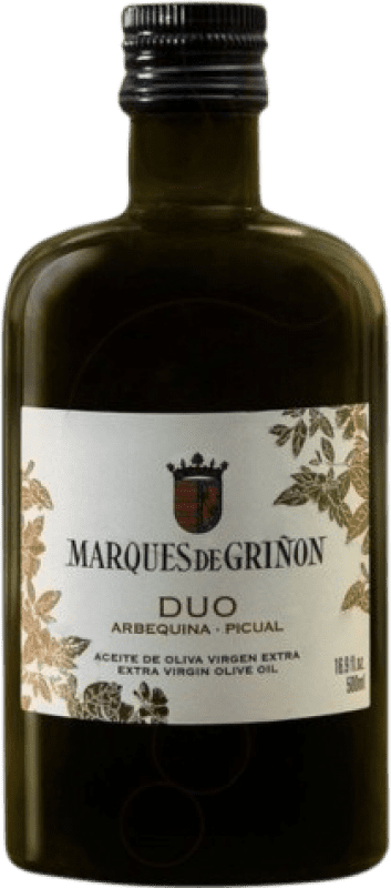 18,95 € Spedizione Gratuita | Olio d'Oliva Marqués de Griñón Oli Dúo Bottiglia Medium 50 cl