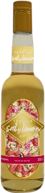 Envio grátis | Tequila Sal y Limón Oro México 70 cl