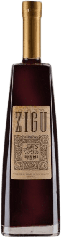 Free Shipping | Fortified wine Shumi Zigu Georgia Saperavi 75 cl
