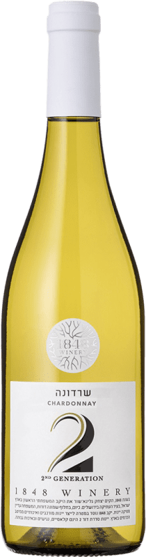 Free Shipping | White wine 1848 Winery 2Nd Generation I.G. Galilee Israel Chardonnay 75 cl