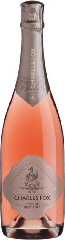 免费送货 | 玫瑰气泡酒 Charles Fox Vintage Rose 香槟 A.V.A. Elgin Elgin Valley 南非 75 cl