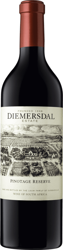 Free Shipping | Red wine Diemersdal Reserve South Africa Pinotage 75 cl