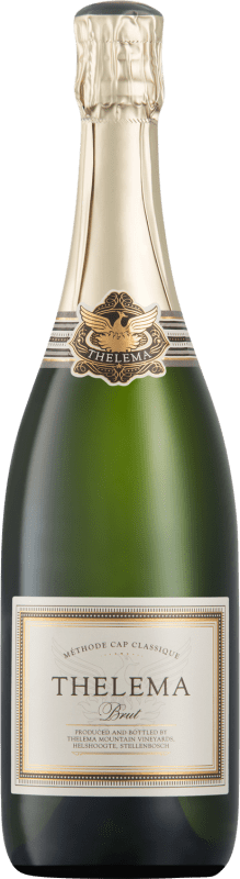 Бесплатная доставка | Белое игристое Thelema Mountain Methode Cap Classique брют I.G. Stellenbosch Стелленбош Южная Африка 75 cl