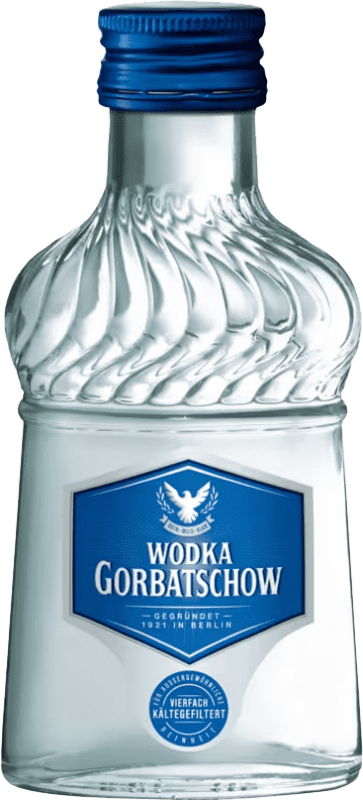 Free Shipping | 12 units box Vodka Gorbatschow Germany Miniature Bottle 10 cl