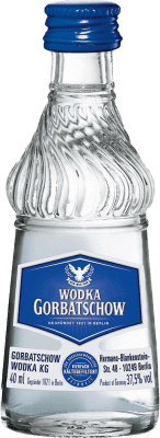 34,95 € Kostenloser Versand | 20 Einheiten Box Wodka Gorbatschow Miniaturflasche 4 cl