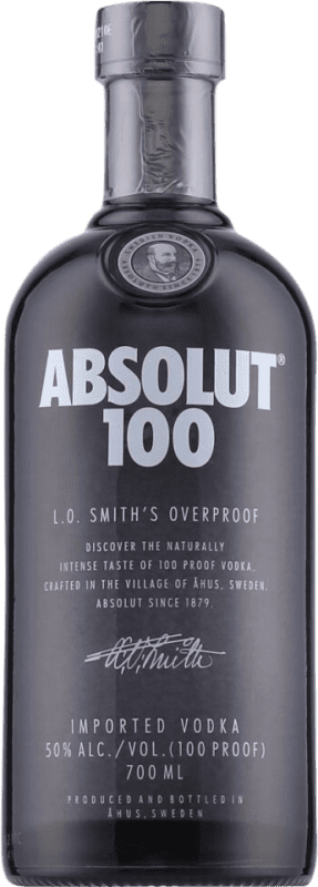 免费送货 | 伏特加 Absolut 100 瑞典 70 cl