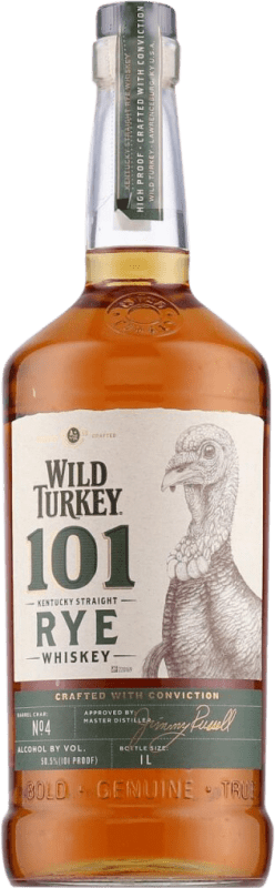 Free Shipping | Whisky Blended Wild Turkey 101 Rye United States 1 L