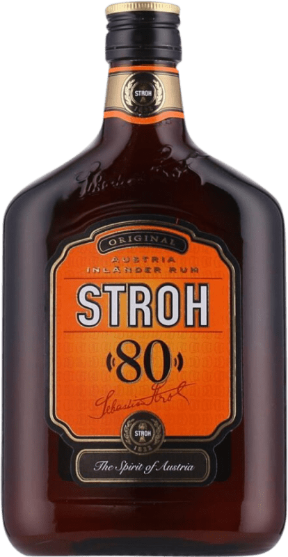 Envoi gratuit | Rhum Sebastian Stroh 80º Autriche Bouteille Medium 50 cl