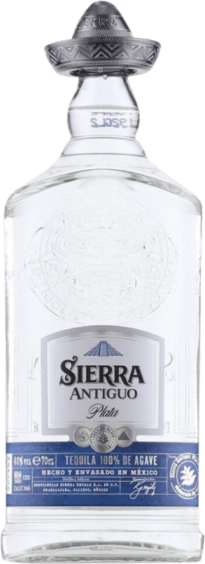 Spedizione Gratuita | Tequila Sierra Antiguo Plata Jalisco Messico 70 cl