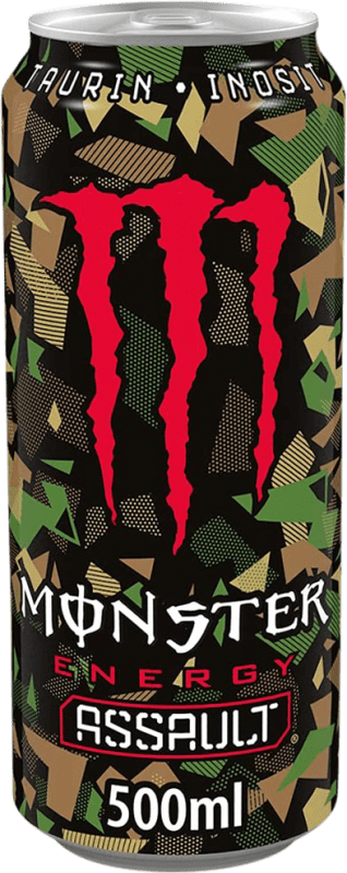 Free Shipping | Soft Drinks & Mixers Monster Energy Assault Ireland Medium Bottle 50 cl