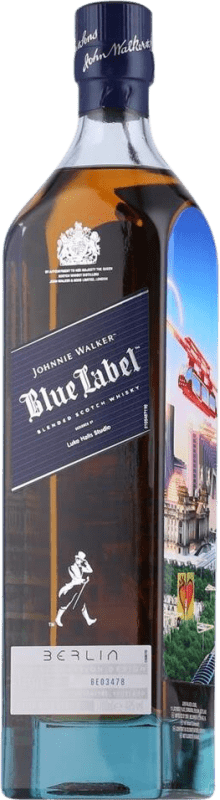 329,95 € Spedizione Gratuita | Whisky Blended Johnnie Walker Blue Label Cities of the Future Berlin Edizione Limitata