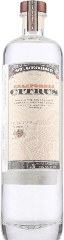56,95 € Envío gratis | Vodka St. George California Citrus — Cítricos