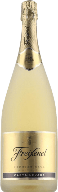 15,95 € | Espumante branco Freixenet Carta Nevada Semi-seco Semi-doce D.O. Cava Espanha Macabeo, Xarel·lo, Parellada Garrafa Magnum 1,5 L