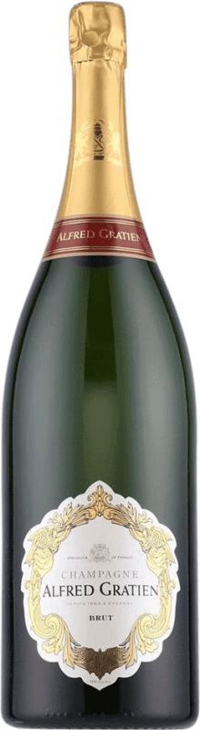 372,95 € Envoi gratuit | Blanc mousseux Alfred Gratien Classic Brut A.O.C. Champagne Bouteille Jéroboam-Double Magnum 3 L