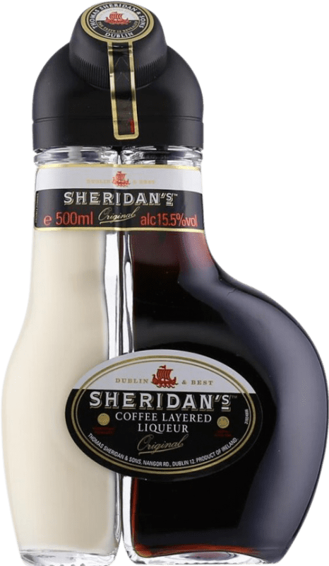 Free Shipping | Liqueur Cream Sheridan's Coffee Layered Ireland Medium Bottle 50 cl