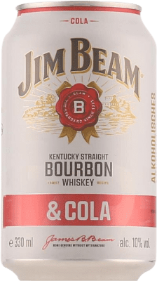 5,95 € Spedizione Gratuita | Bibite e Mixer Jim Beam Cola Lattina 33 cl