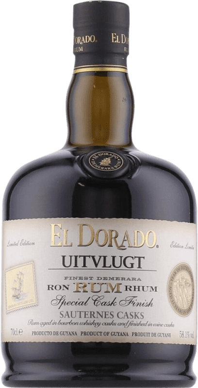 送料無料 | ラム Demerara El Dorado Uitvlugt Special Cask Finish Sauternes Casks Limited Edition ガイアナ 16 年 70 cl