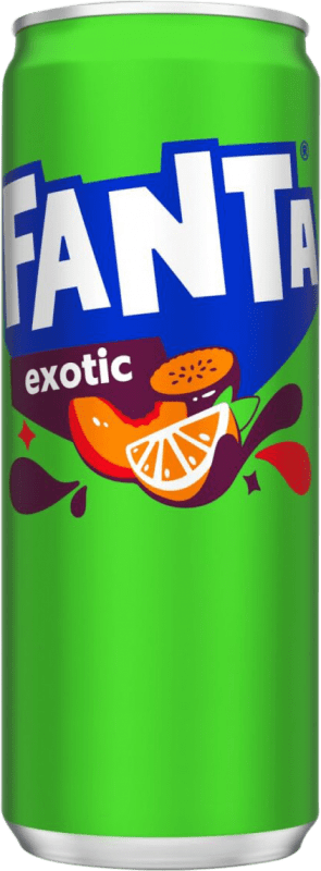 Envio grátis | Refrescos e Mixers Fanta Exotic Alemanha Lata 33 cl