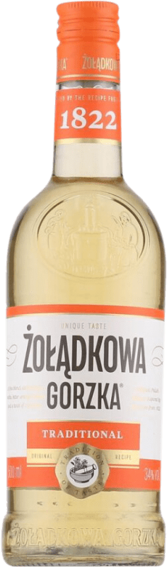 7,95 € Envio grátis | Vodka Zoladkowa Gorzka Tradicional Garrafa Medium 50 cl